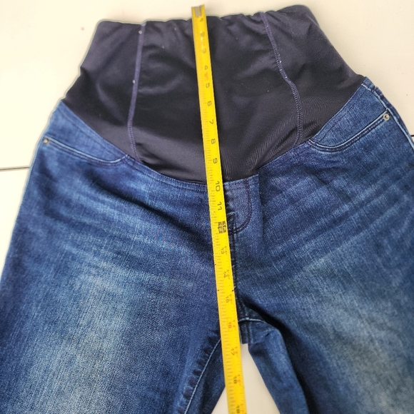 Isabel Maternity Jegging Jeans Women Blue Denim Stretch Panel Size 6 - Picture 4 of 8